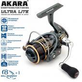 Катушка безынерционная Akara Ultra Lite 1000-9 8+1bb.