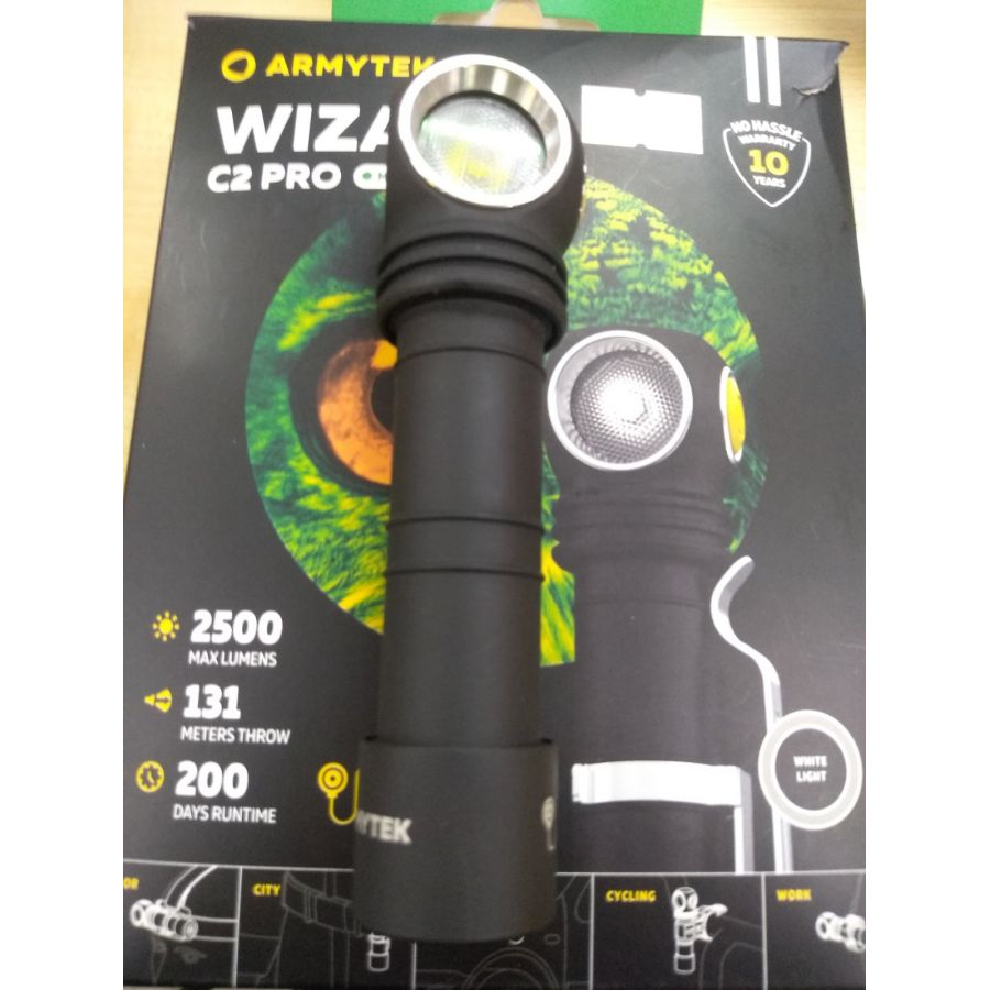 Фонарь налобный ARMYTEK WIZARD C2 PRO Magnet USB-0