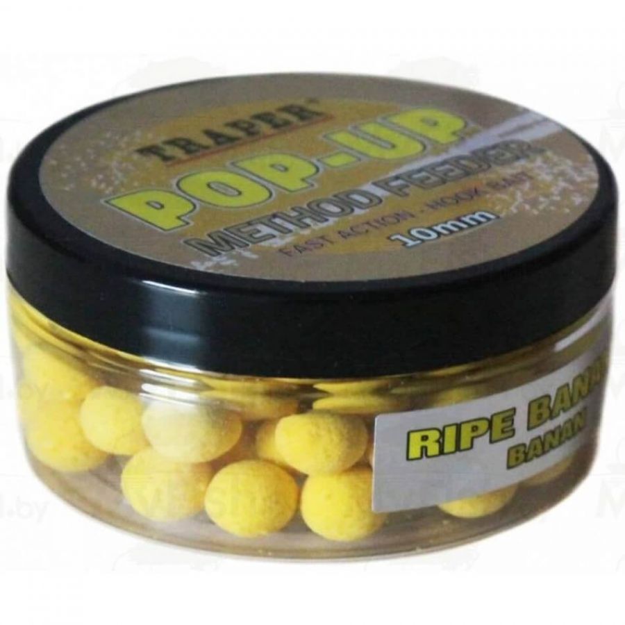 Бойлы Traper Pop-Up Method Feeder Банан 10mm 30гр-0