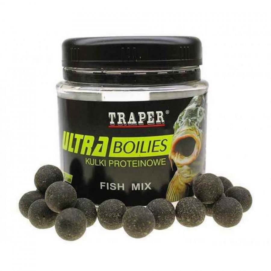 купить Бойлы Traper Ultra Boilies Рыбный микс 12мм 100гр-0