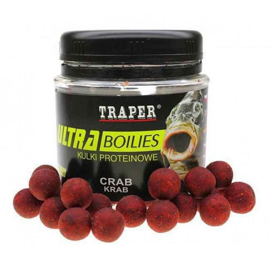 Бойлы Traper Ultra Boilies Краб 12мм 100гр-0
