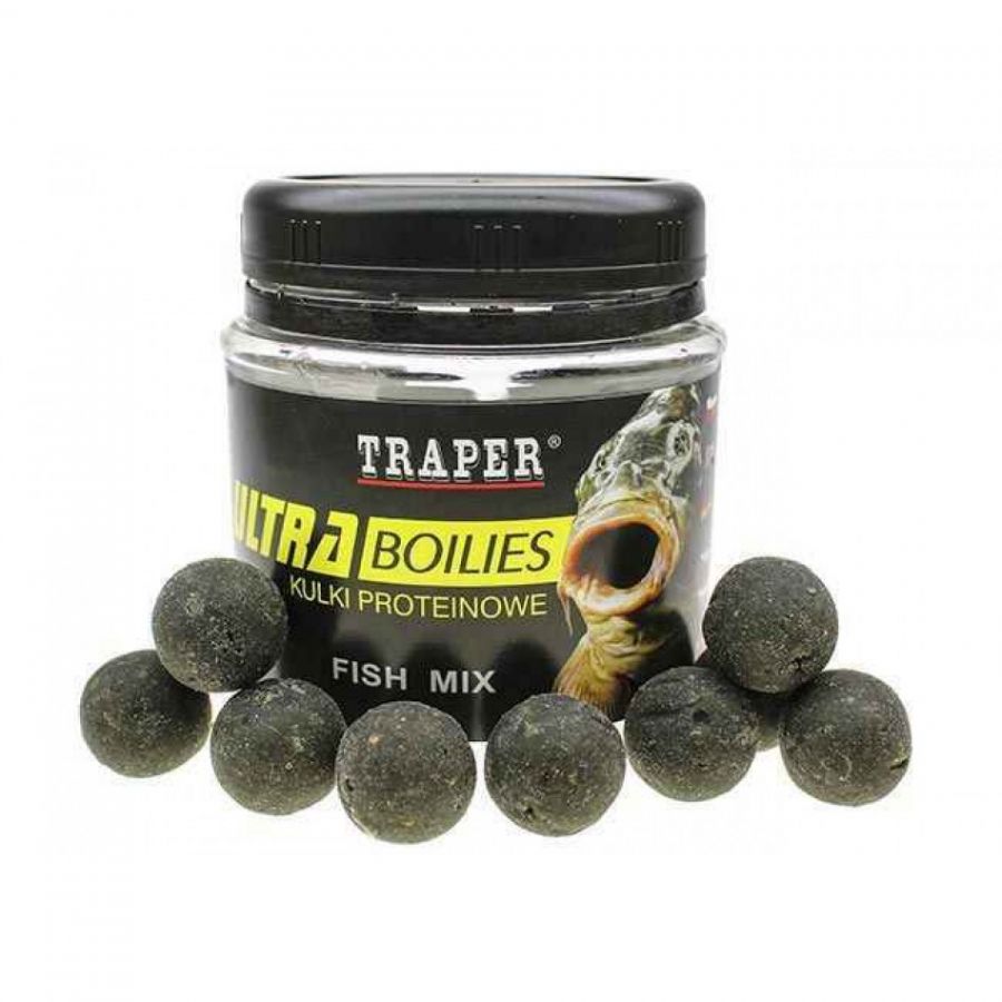 Бойлы Traper Ultra Boilies Рыбный микс 16мм 100гр-0