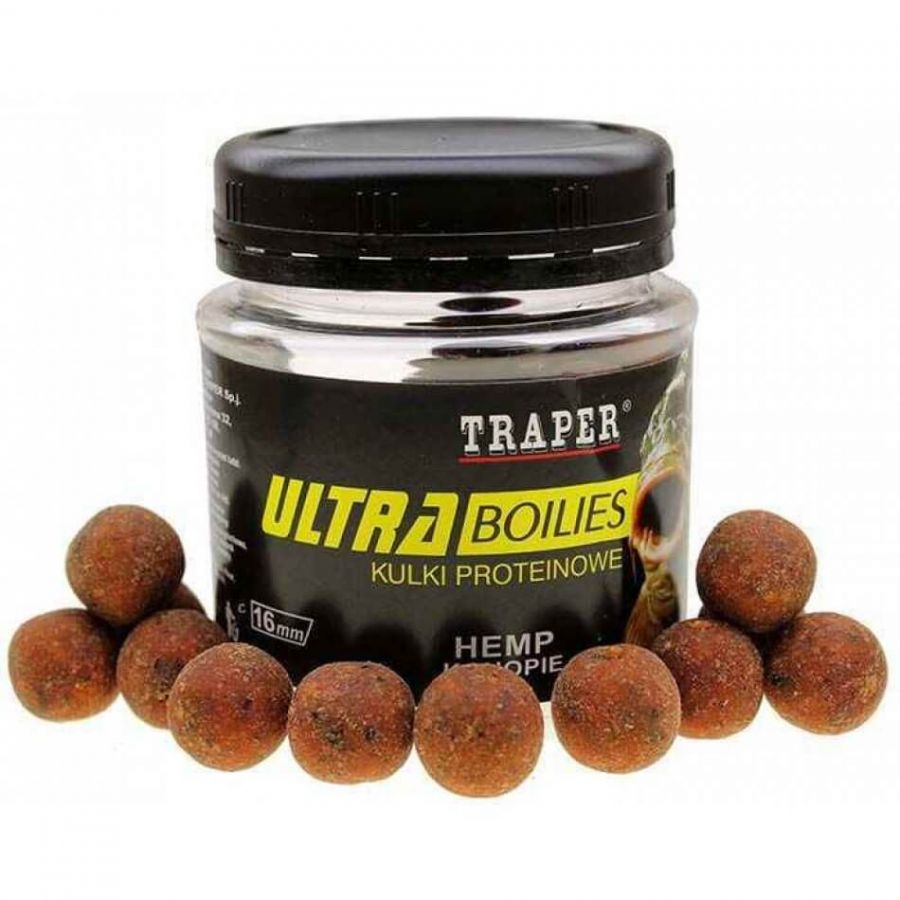 Бойлы Traper Ultra Boilies Конопля 16мм 100гр-0