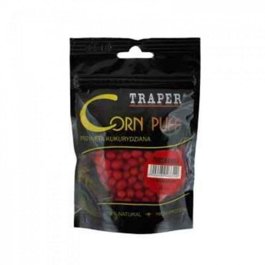 Приманка Traper CORN PUFF 4мм клубника-0
