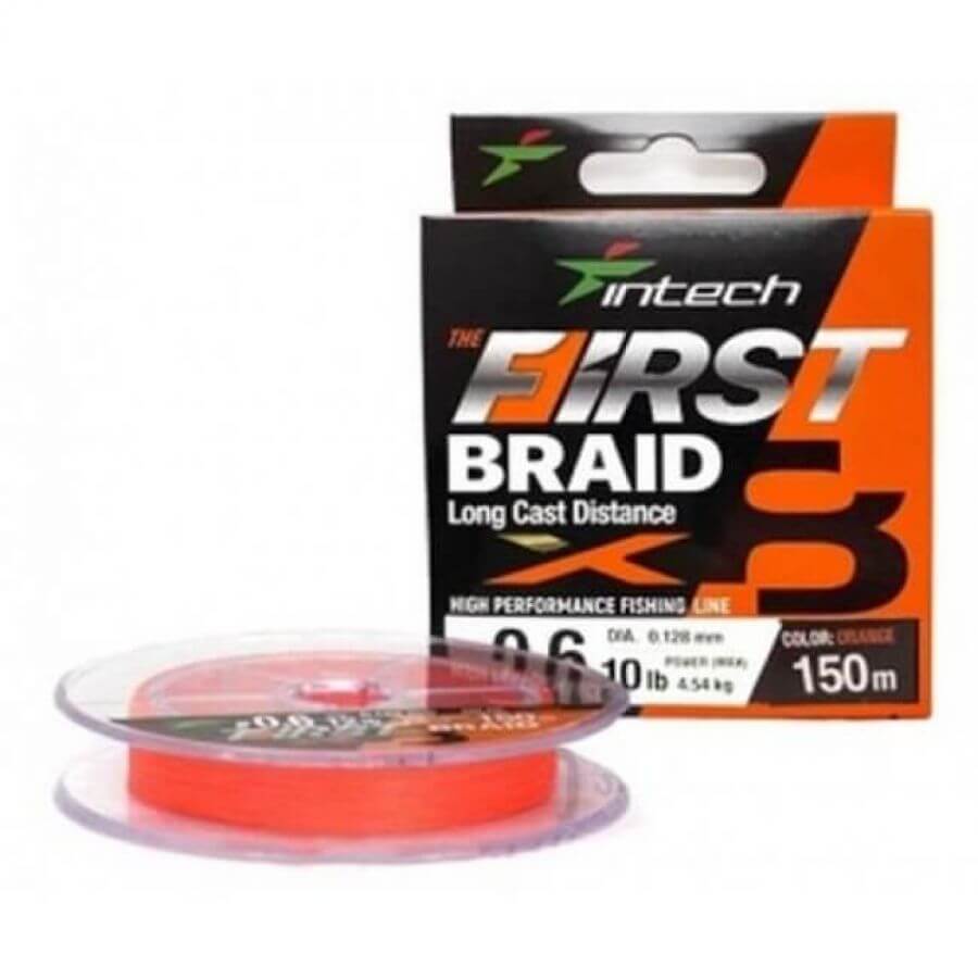 Плетенка Intech FIRST BRAID 150м ORANGE-0