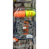 Кукан ВК с поплавком, трос + карабин (карабинов 10шт)