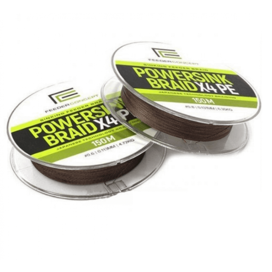 купить Плетёнка Feeder Concept POWERSINK 150м Dark Brown-2