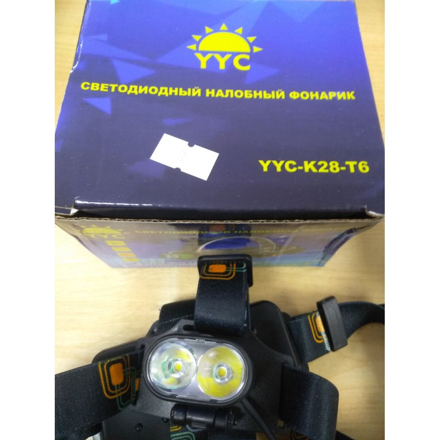 Фонарик светодиодный налобный BL-K28-T6-0