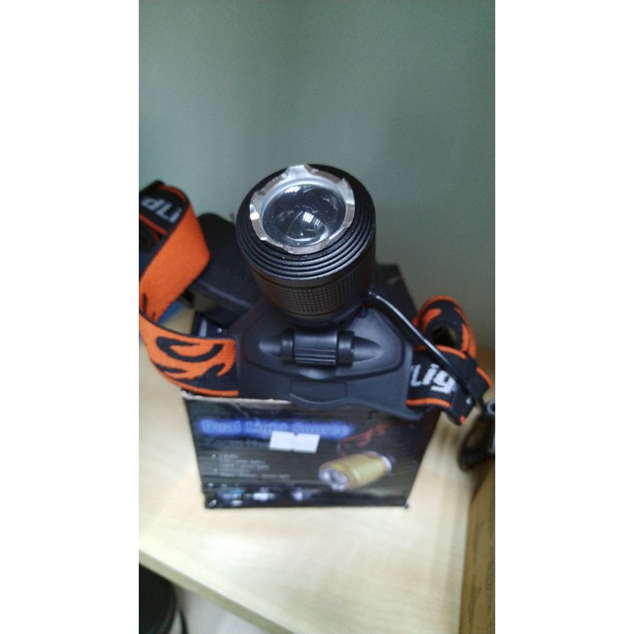 Фонарь налобный Dual Light Source-0