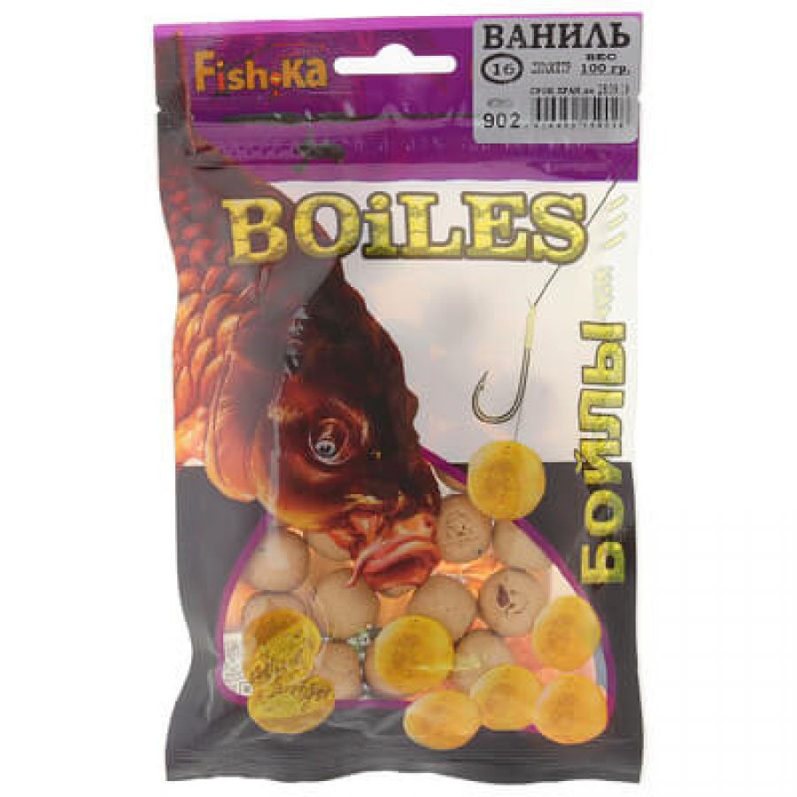 Бойлы Fishka (ваниль)100 гр-0
