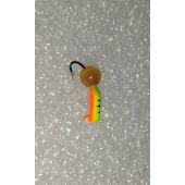 Мормышка вольфрамовая d-2 оранж. шар 1046132