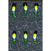 Мормышка DS Опарыш 0,30 гр d-2,5 шарик черн, глаз желт