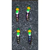 Мормышка DS Опарыш 0,30 гр d-2,5 бензин, шарик желт., глаз зеленый