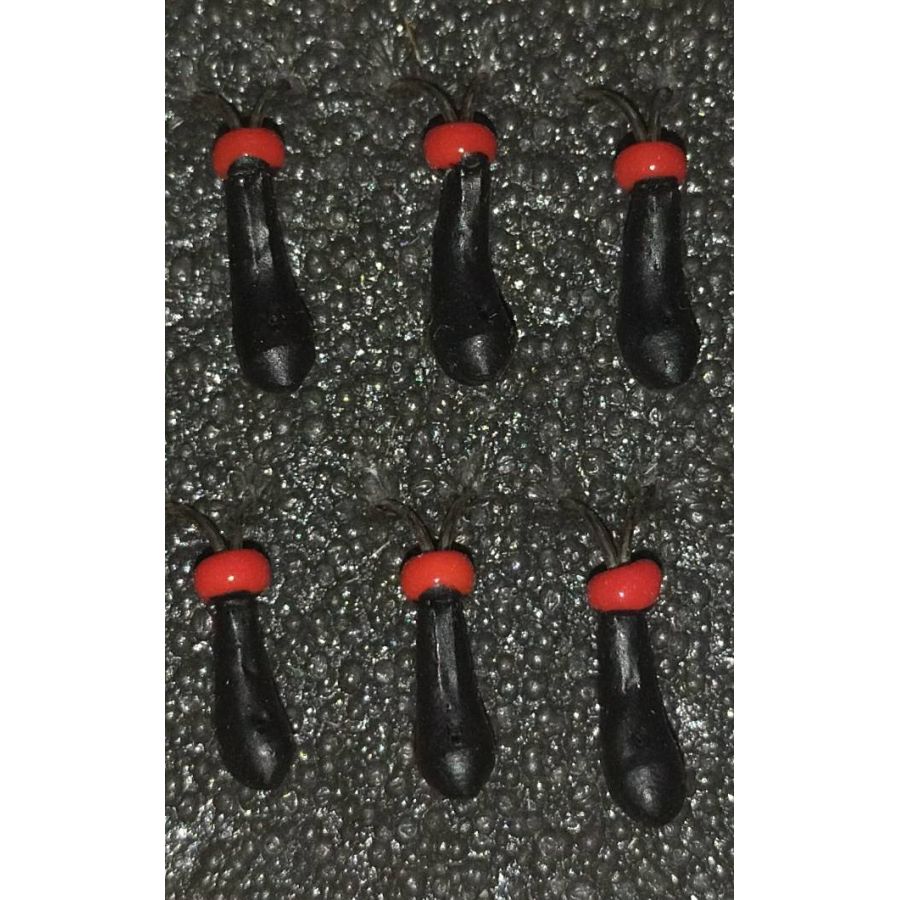 купить Мормышка DS Коза 0,37 гр d-2,0 черная,шарик красный-0