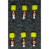 Мормышка DS Жук 0,28 гр d-2,5 кубик сырный, бронза