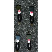 Мормышка DS Банан экстра 0,44 гр d-2,5 черный, глаз розовый,кубик бензин