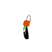 Мормышка DS планшет Банан 0,42 гр d-2,5 глаз зеленый,кубик оранжевый