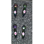 Мормышка DS Банан 0,42 гр d-2,5 бензин, глазок розовый, шарик бензин