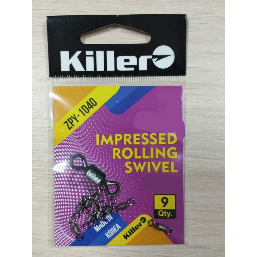 Вертлюг Killer Impressed Rolling Swivel-0