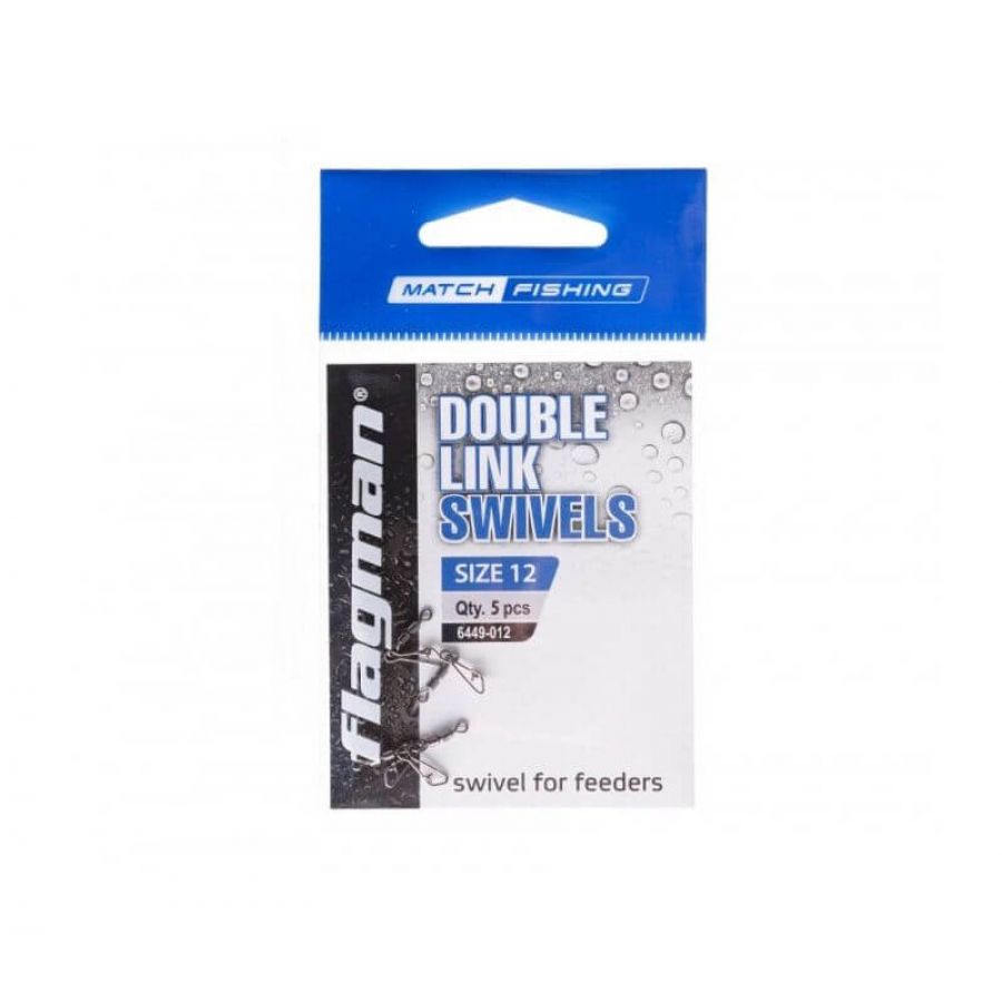 Вертлюг с застежкой Flagman Double Link Swivels 12 (6449-012)-0