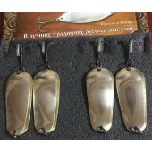 Блесна колебалка Русская рыбалка Шторлинг Б 19г двойная