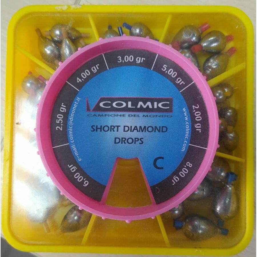 Набор грузов Colmic Short Diamond Drops-0