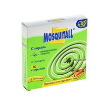 Спирали "Универсальная защита" о  комаров MOSQUITALL 10 шт.