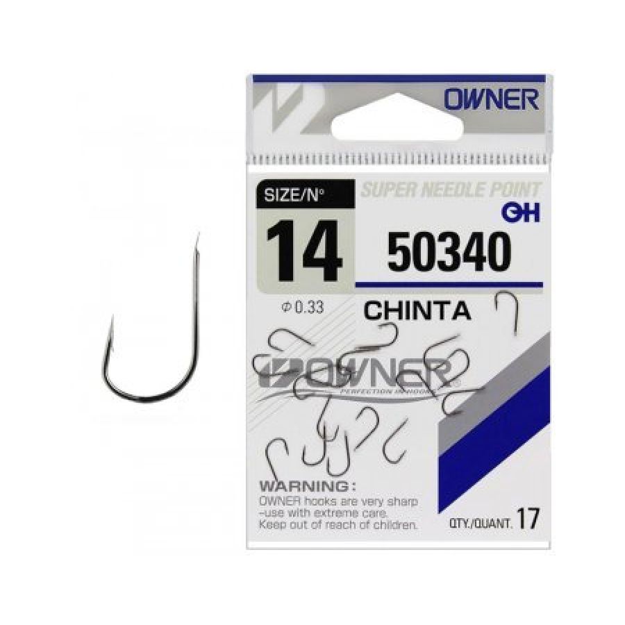 Крючок одинарный Owner 50340 Chinta #14-0