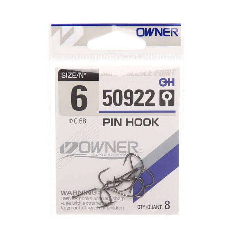 купить Крючок одинарный Owner 50922 Pin Hook #6-0