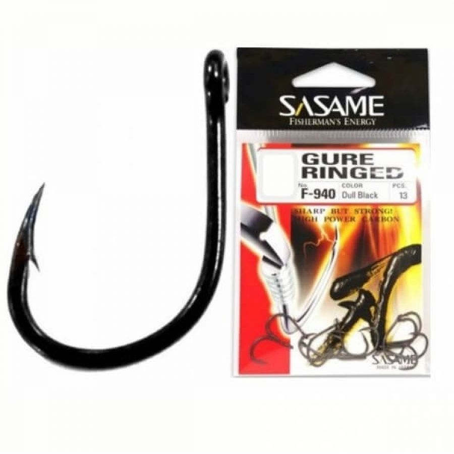 Крючок одинарный Sasame GURE RINGED-F-940 #10-0