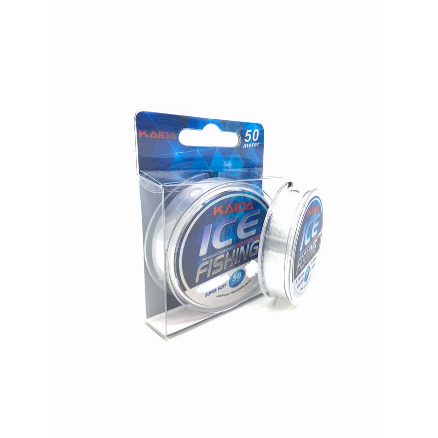 Леска Kaida ICE Fishing 50м прозрачная-0