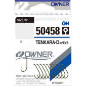 Крючок одинарный Owner 50458 Tenkara Down w/eye #8