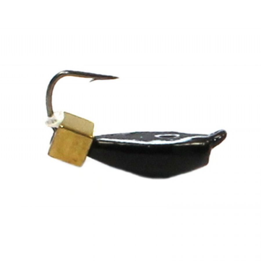 купить Мормышка Reflex-M 1,0 гр d-2.5мм черн-бел. полоски, куб золото-0