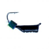 Мормышка Reflex-M 0,45 гр черн-бел. полоски, куб хамелеон