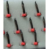 Мормышка Владимирская Черт тройник со стразом 0,25 гр d-1,5мм