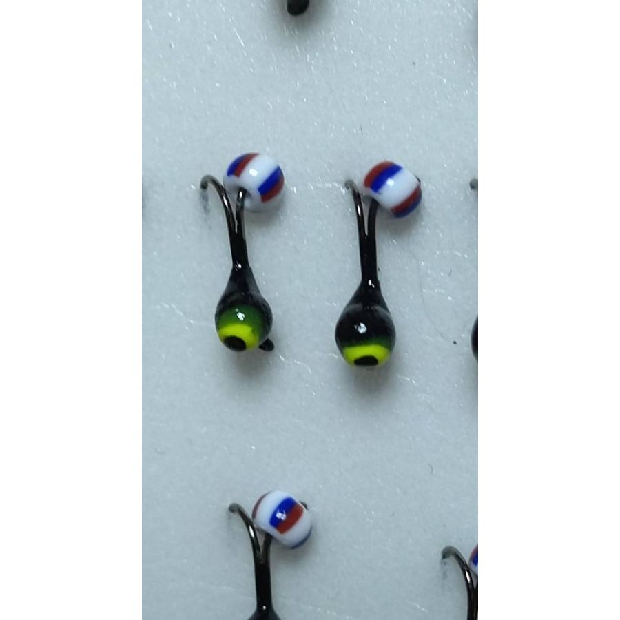 купить Мормышка от Дяди Леши Коза 0,30 гр желт глаз, шарик полоска-0