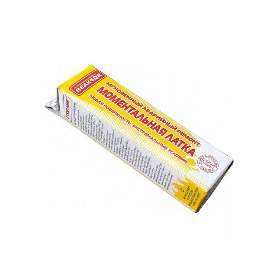 купить Моментальная латка REAKTOR стоп миг лодочная ПВХ 750гр/м2 светло-серый-0