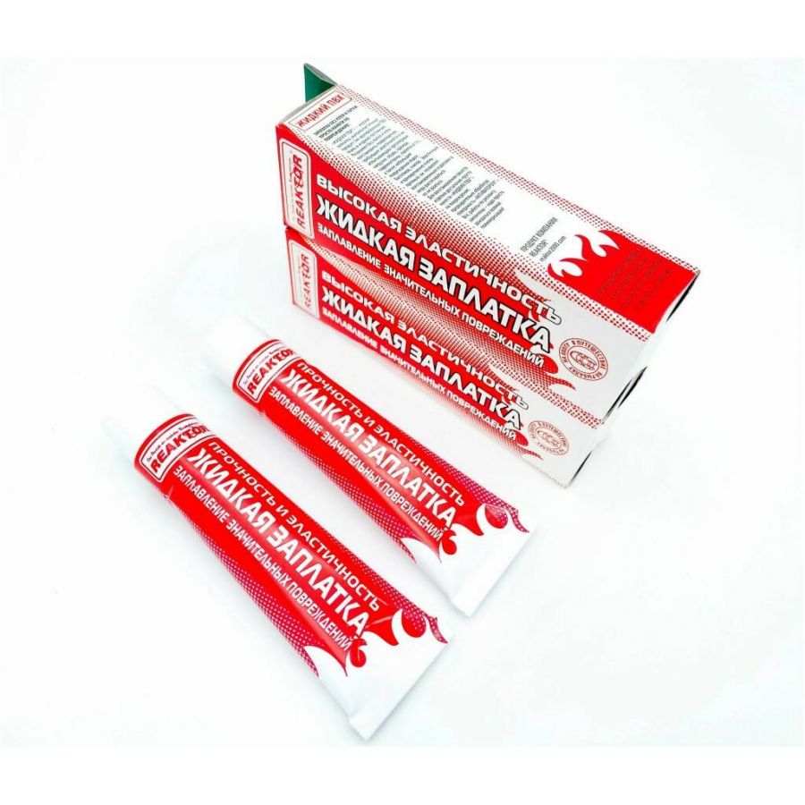 купить Жидкая заплатка REAKTOR высокоэластичная 15мл черный-0