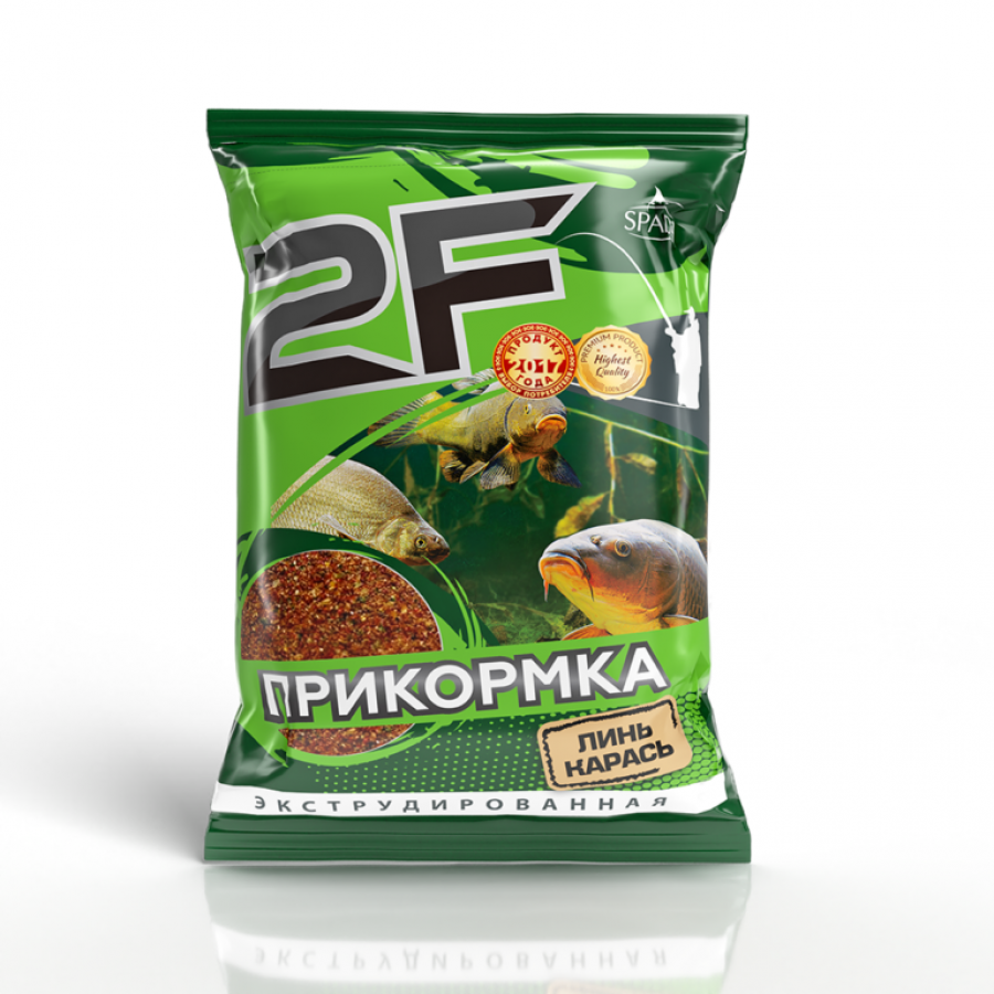 Прикормка SPADA 2F 1 кг Линь-карась чеснок-0