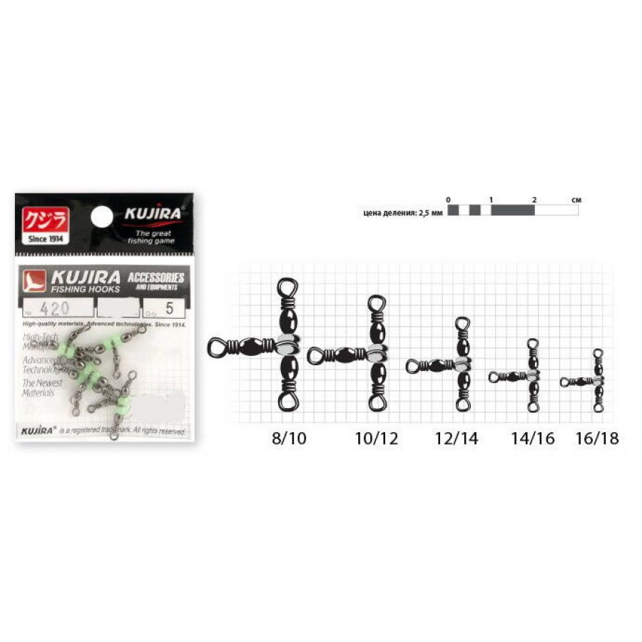 купить Вертлюг на три направления KUJIRA 420 №10/12-0