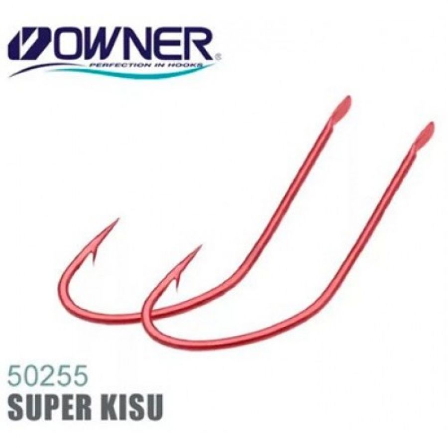 Крючок одинарный Owner 50255 Super-Kisu #11 красный-0