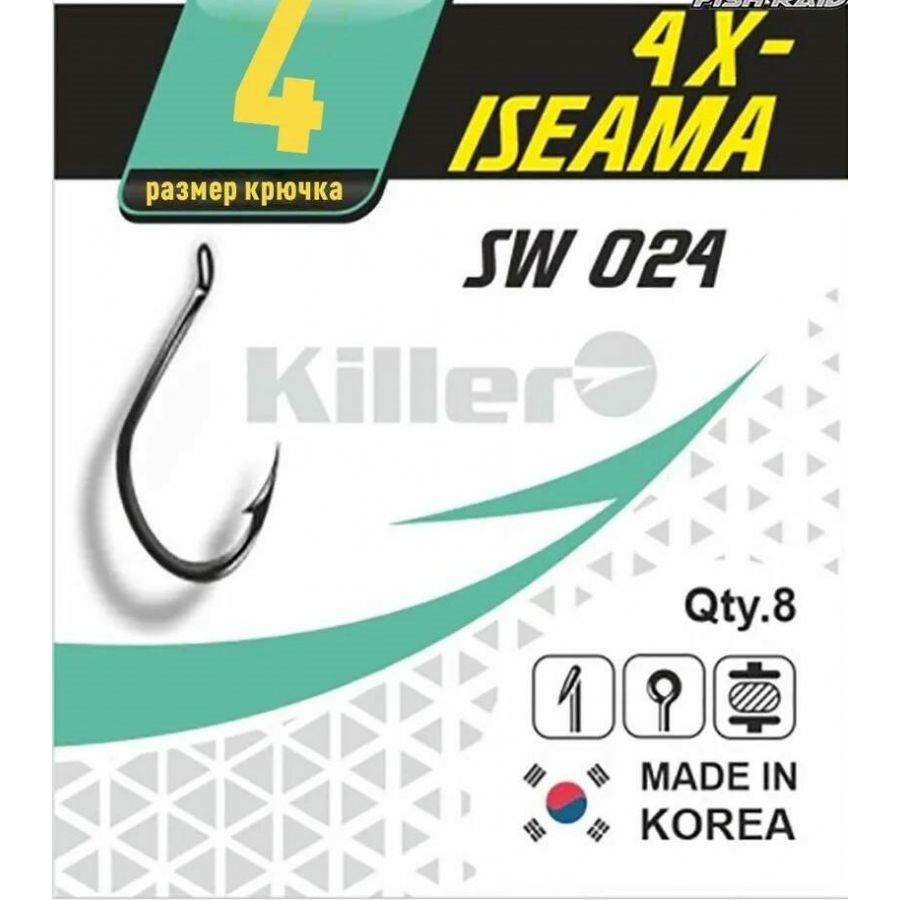 Крючок Killer 4x-ISEAMA №5-0