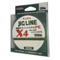 Плетенка KAIDA JIG LINE X4 150м 0,18мм зеленая