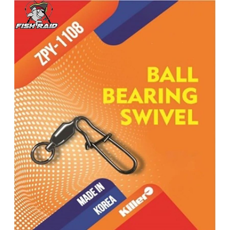 Вертлюг Killer с застежкой с подшипником Ball bearing swivel-0
