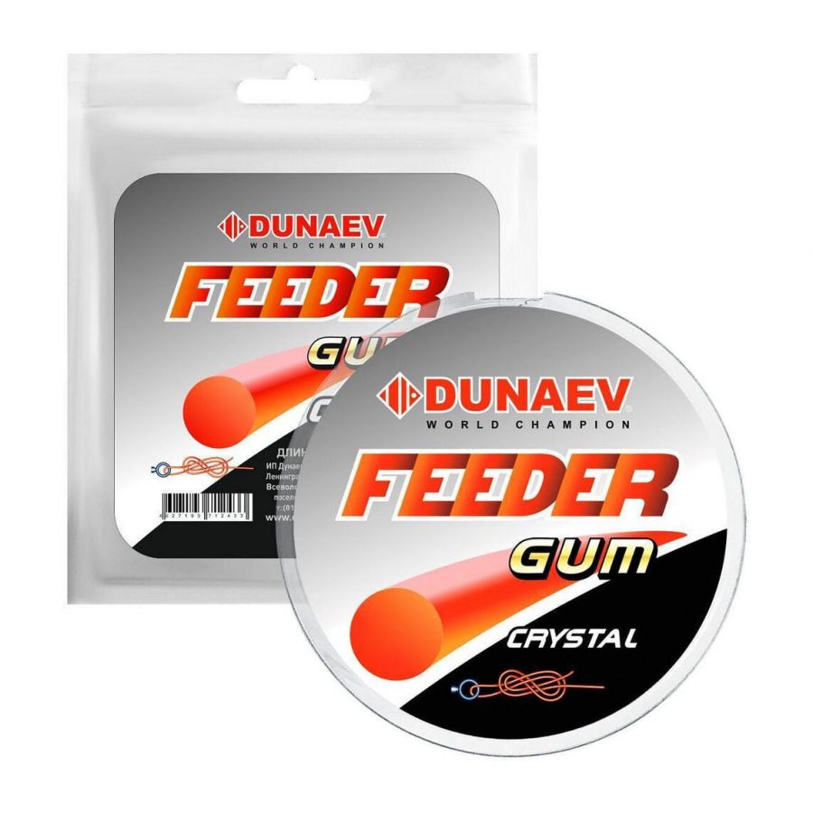 Фидергам Dunaev Feeder Gum Crystal 5м-0