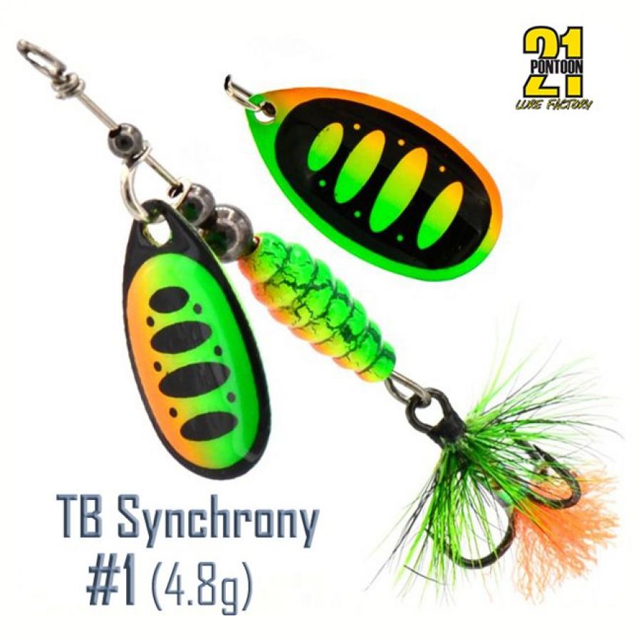 Блесна вращающаяся Pontoon21 TB Synchrony #1-0