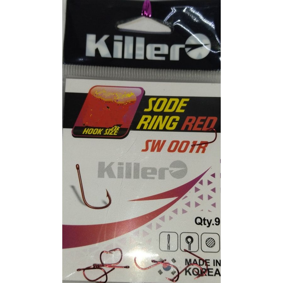 Крючок Killer SODE RING RED №11-0