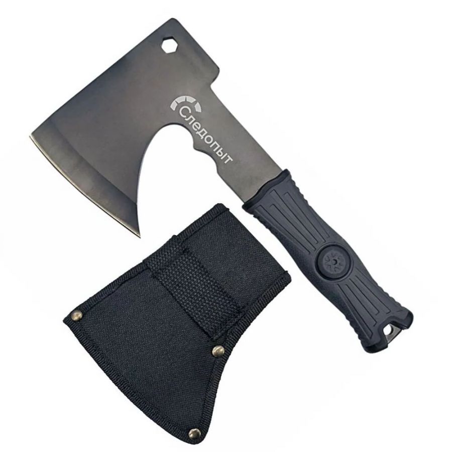 купить Топор туристический Следопыт 240*130*85мм в чехле-0