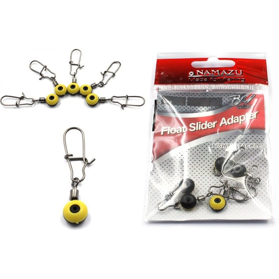 купить Крепеж для скользящего поплавка Namazu float slider adapter, bn 10 шт.-0