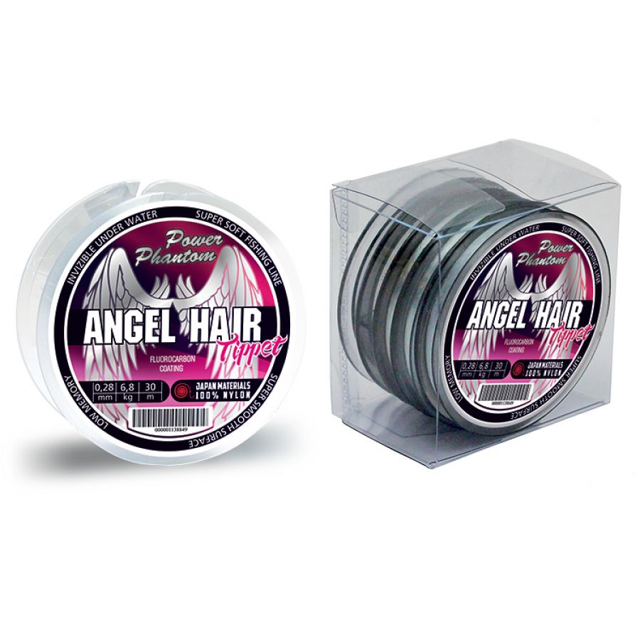 ЛЕСКА POWER PHANTOM ANGEL HAIR TIPPET CLEAR 30M-0
